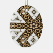 Schlammstoffmuster Keramik Ornament (Rechts)