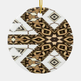 Schlammstoffmuster Keramik Ornament