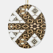 Schlammstoffmuster Keramik Ornament (Links)