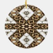 Schlammstoffmuster Keramik Ornament (Hinten)