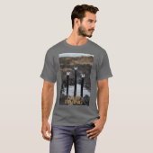 Schlammtauchen Frauen graues T-Shirt (Vorne ganz)