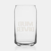 Schlammtaucher kann Glas (Rückseite)
