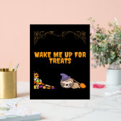 Schlampe bereit für Halloween-Leckereien! Classic  Acrylschild (Hochzeit)