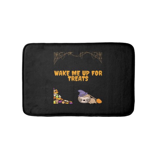 Schlampe bereit für Halloween-Leckereien! Classic Badematte (Vorderseite)