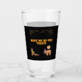 Schlampe bereit für Halloween-Leckereien! Classic Glas (Vorderseite)