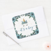 Schlampe, blaue Blüte. Es ist ein Junge Sticker (Umschlag)