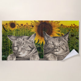 Schlampe Cats Strandtuch