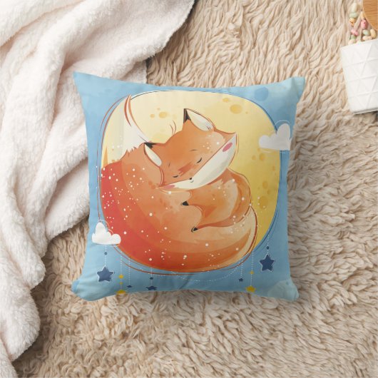 Schlampe Fox Throw Kissen (Decke)
