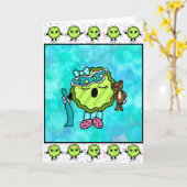 Schlampe | Funny Pickle Karte (Gelbe Blume)