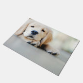 Schlampe, Golden Retriever Welpe Fußmatte (Schrägansicht)