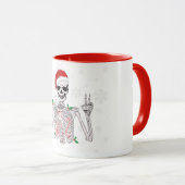 Schlampe im Spooky-Stil: Skeleton-Tasse Tasse (VorderseiteRechts)
