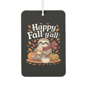 Schlampe mit Kürbisgewürz fröhlicher Herbst Autolufterfrischer