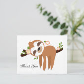 Schlampe, niedlich danke Karte (Stehend Vorderseite)