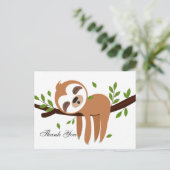 Schlampe, niedlich danke Karte (Stehend Vorderseite)