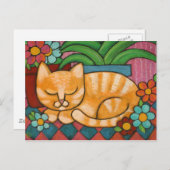 Schlampe Postkarte (Vorne/Hinten)