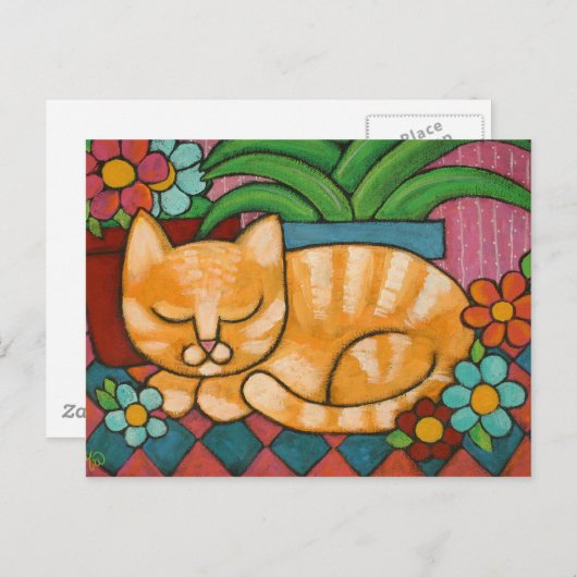 Schlampe Postkarte (Vorne/Hinten)