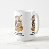 Schlampe-Schläge-Kaffee Kaffeetasse (VorderseiteRechts)