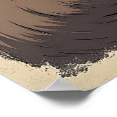 Schlampenkaffee-Kunst - selbst ich brauche ein bis Poster (Ecke)