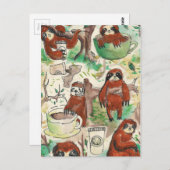 Schlampenkaffee Postkarte (Vorne/Hinten)