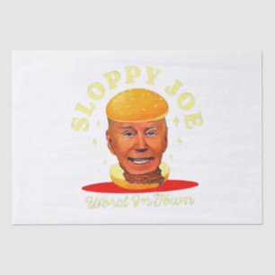 Schlampiger Joe Biden Anti Präsident Seidenpapier