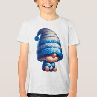 Schlampiges Gnome-Nickerchen unter einem Pilz Tri-Blend Shirt