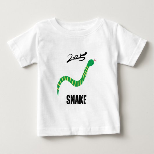 Schlange 2025 baby t-shirt (Vorderseite)