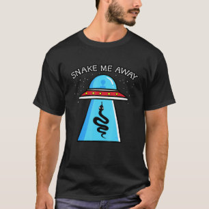Schlange Alien Ufo Outer Space Reptile Herpetologi T-Shirt
