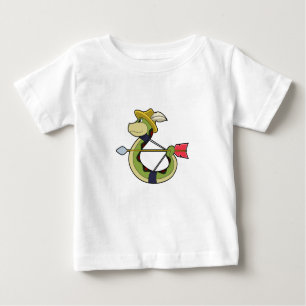 Schlange als Archer mit Bow & Arrow Baby T-shirt