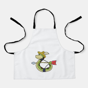 Schlange als Archer mit Bow & Arrow Schürze