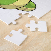 Schlange als Taucher Schnorchel Puzzle (Seite)