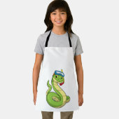 Schlange als Taucher Schnorchel Schürze (Insitu)