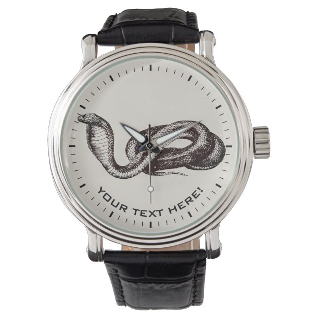 Schlange Armbanduhr (Vorderseite)