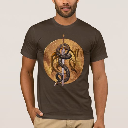 Schlange auf einer Klinge T-Shirt (Vorderseite)