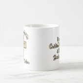 Schlange auf Kreuz Kaffeetasse (Mittel)