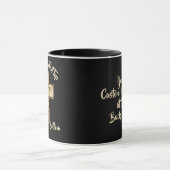 Schlange auf Kreuz Tasse (Zentrum)