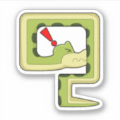 Schlange Aufkleber (Vorderseite)