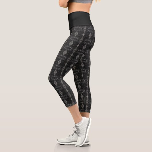 Schlange Augen! Capri Leggings (Links)