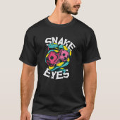 Schlange Augen Würfel beste Geschenk T-Shirt (Vorderseite)