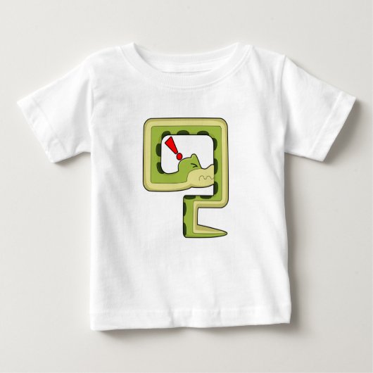Schlange Baby T-shirt (Vorderseite)
