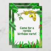 Schlange Baum-in den kundenspezifischen Einladung (Vorne/Hinten)