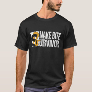 Schlange Bite Survivor Spaß bald gut Erholung T-Shirt