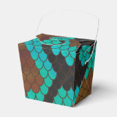 Schlange Brown und Aquamarine Printwerbung Geschenkschachtel (Vorderseite)