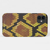 Schlange Brown und Gold Print Case-Mate iPhone Hülle (Rückseite (Horizontal))