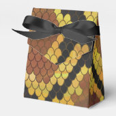 Schlange Brown und Gold Print Geschenkschachtel (Vorderseite)