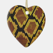 Schlange Brown und Gold Print Keramikornament (Rechts)