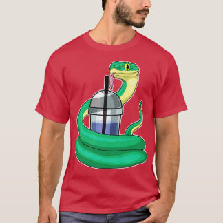 Schlange-Bubble-Tee T-Shirt