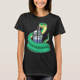 Schlange-Bubble-Tee T-Shirt