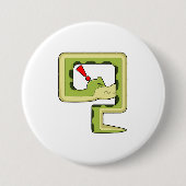 Schlange Button (Vorderseite)
