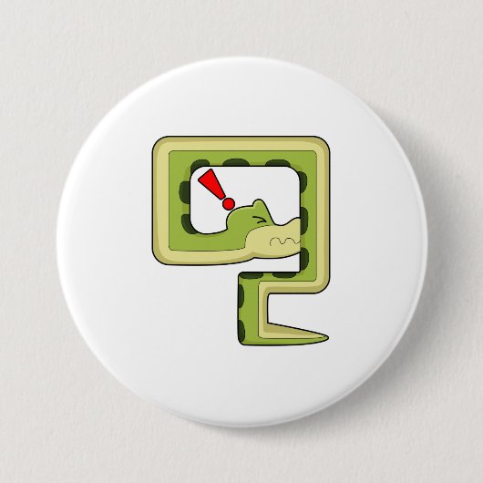 Schlange Button (Vorderseite)