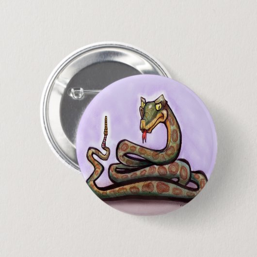 Schlange Button (Vorne & Hinten)